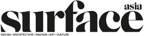 Logo for Surface Asia magazine featuring the words “surface asia” in bold black lowercase letters, with “asia” positioned above the final letters of “surface.”