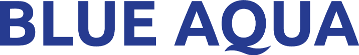Solid blue gradient banner background used as a header element.