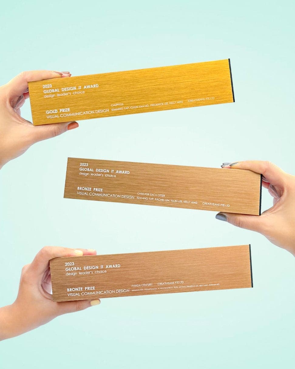 Creativeans Celebrates Three Wins at Global Design iT Award 2023