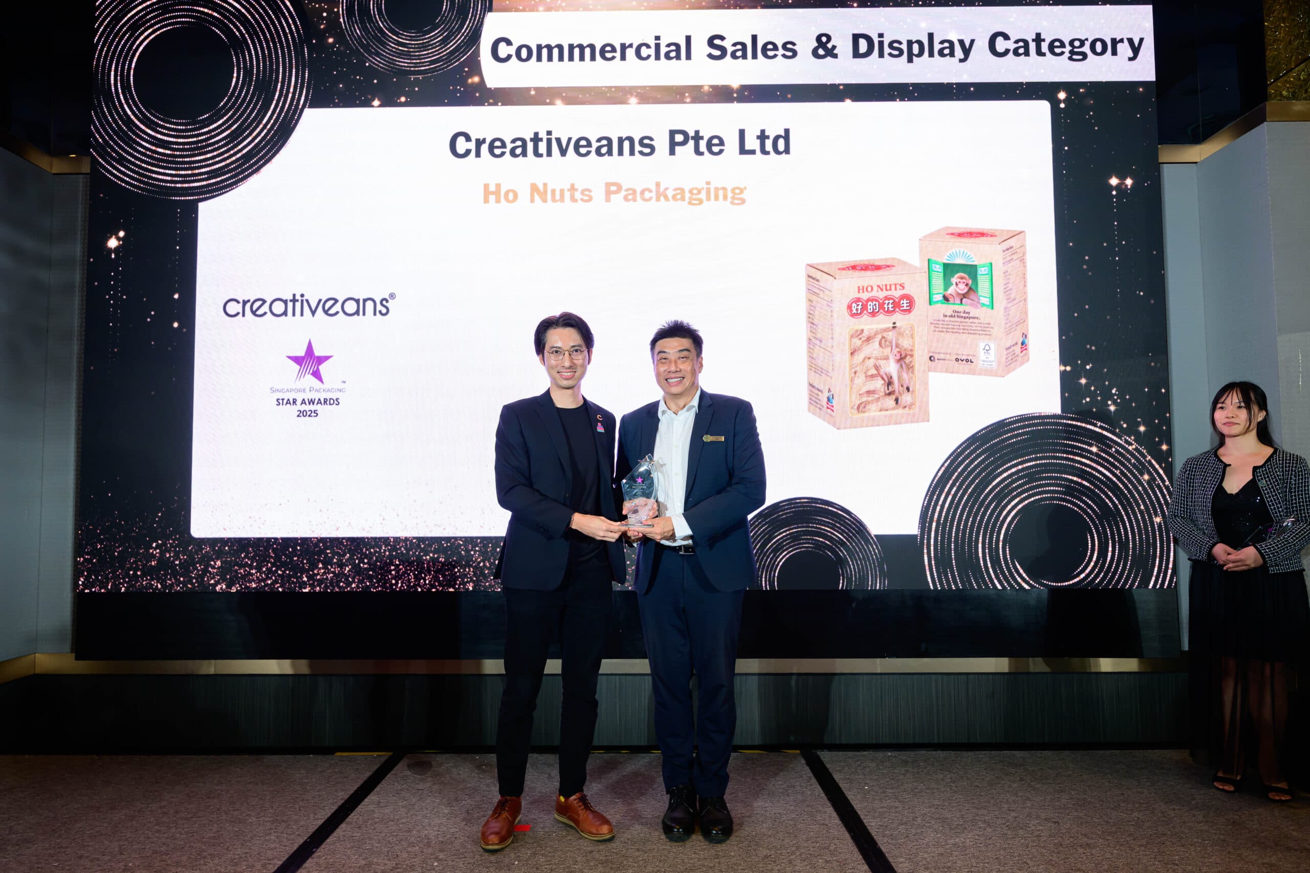 Creativeans Wins at Singapore Packaging Star Award for Ho Nuts Packaging Design