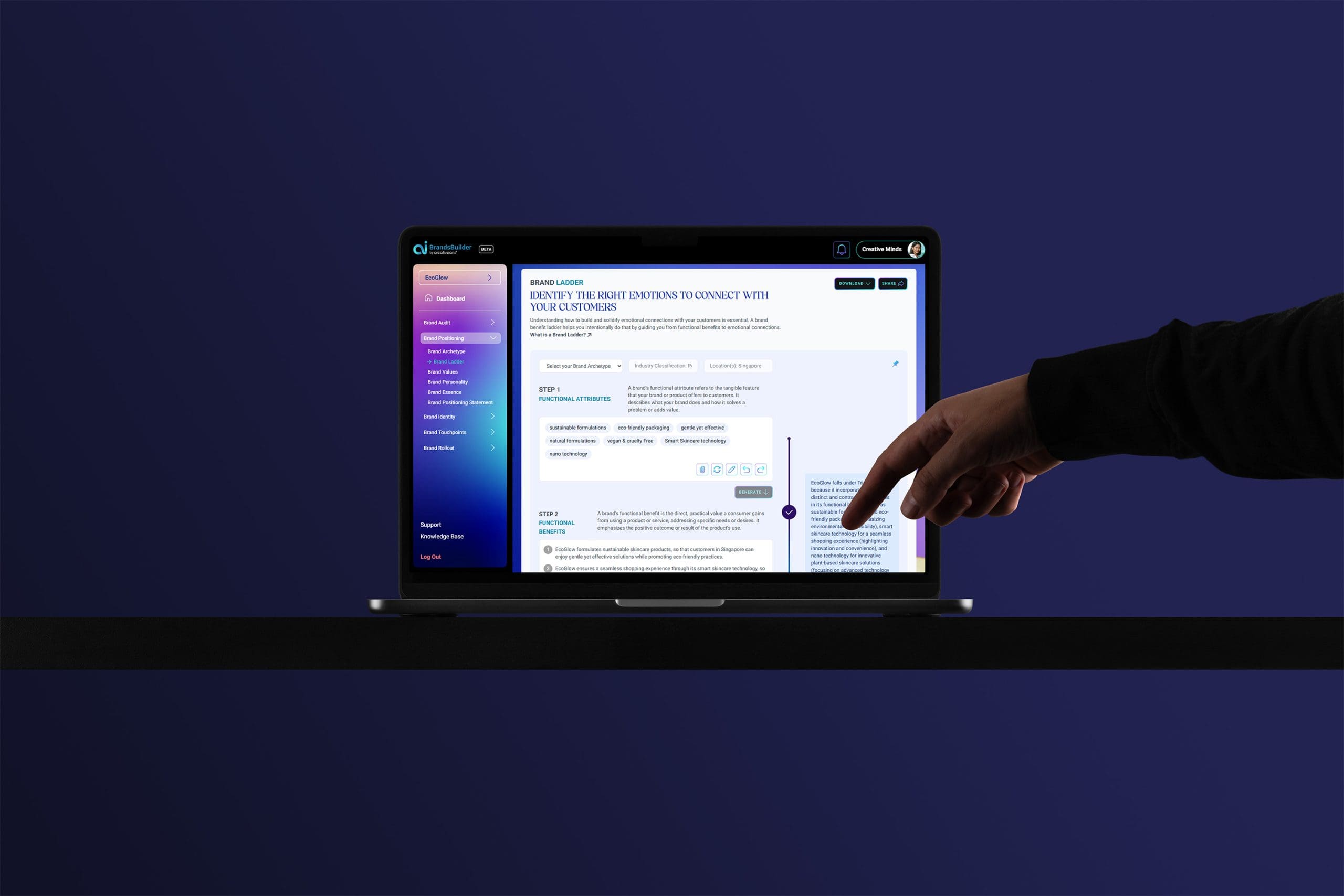 BRANDSBUILDER by Creativeans